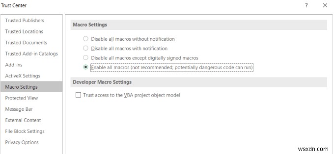 Cách tạo Macro hoặc tập lệnh VBA trong Excel 