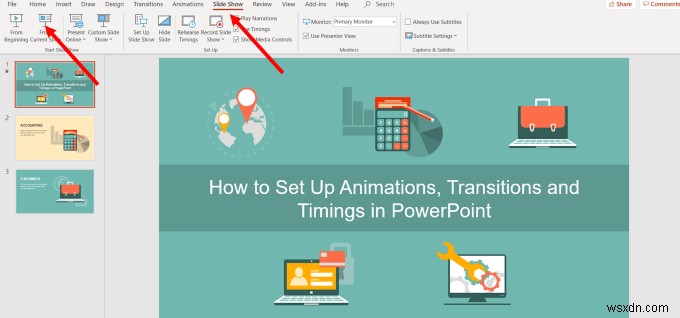 Cách chuyển bài thuyết trình Powerpoint thành video 