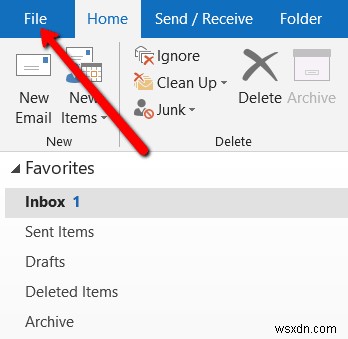 Cách tự động chuyển tiếp email trong Outlook 2019 