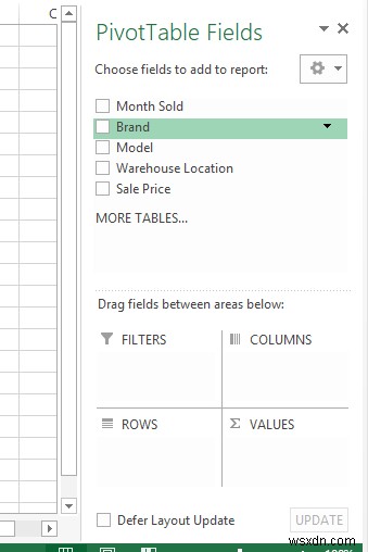 Cách tạo một bảng tổng hợp đơn giản trong Excel 