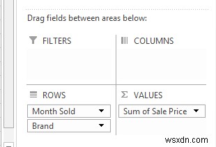 Cách tạo một bảng tổng hợp đơn giản trong Excel 