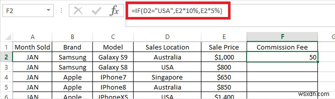 Cách sử dụng câu lệnh If và câu lệnh If lồng nhau trong Excel 