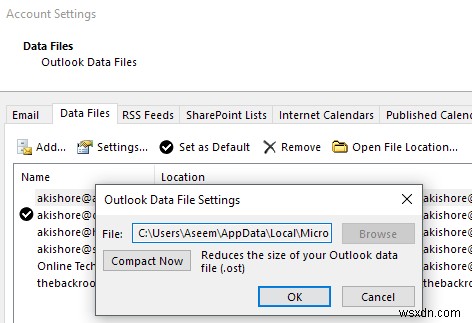 Cách giảm mức sử dụng bộ nhớ Outlook 