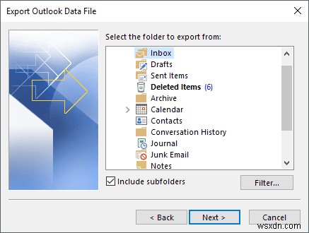 Cách xuất email của bạn từ Microsoft Outlook sang CSV hoặc PST 