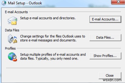 Khắc phục lỗi “Không thể khởi động Microsoft Office Outlook” 
