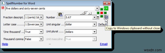 Đánh vần nhanh các số trong Word và Excel 