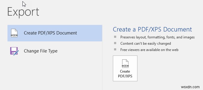 Cách tạo tài liệu PDF trong Microsoft Office 