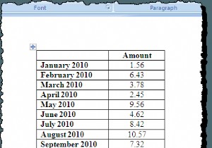 Tính tổng một cột bảng trong Word 