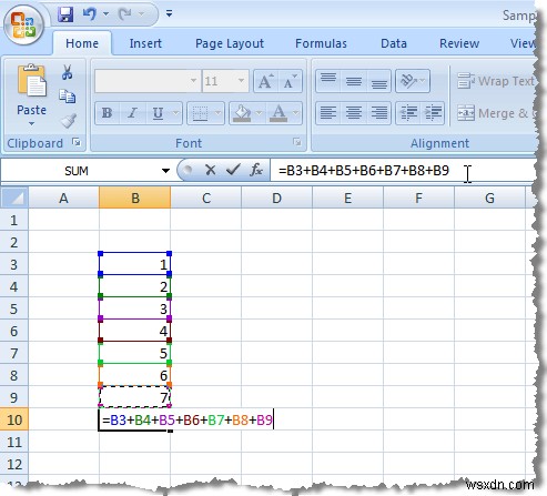 Bảo tồn tham chiếu ô khi sao chép công thức trong Excel 