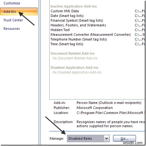Sửa lỗi Trình kiểm tra chính tả Outlook không hoạt động 