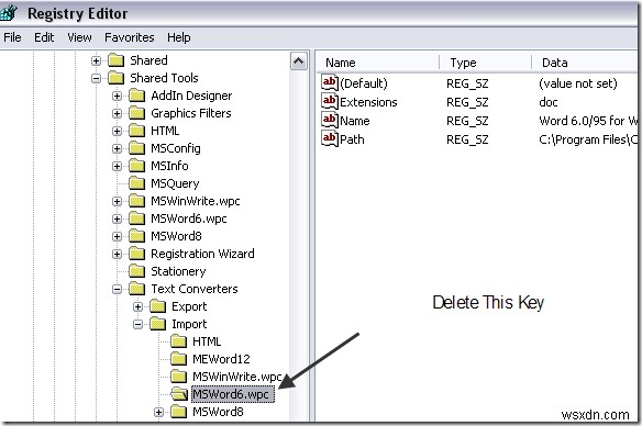 Sửa lỗi “Word Cannot Start the Converter MSWRD632.WPC / SSPDFCG_x64.CNV” 