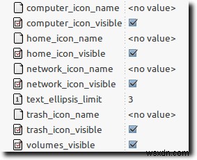 Hiển thị và ẩn các biểu tượng trên màn hình trong GNOME Linux 