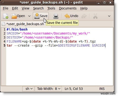 Sao lưu một thư mục trong Linux bằng Shell Script 