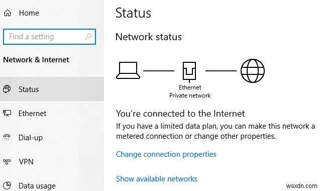 Có thể kết nối với Bộ định tuyến không dây, nhưng không thể kết nối Internet? 