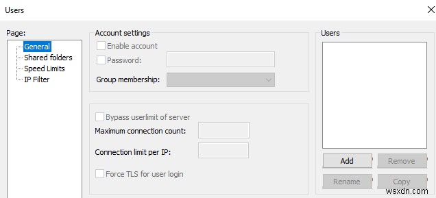 Cách tạo máy chủ FTP bằng FileZilla 