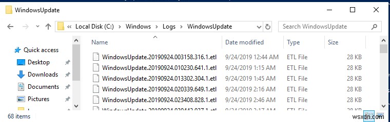 Làm thế nào để xem và phân tích cú pháp WindowsUpdate.log trên Windows 10 / Windows Server 2016? 