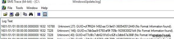 Làm thế nào để xem và phân tích cú pháp WindowsUpdate.log trên Windows 10 / Windows Server 2016? 