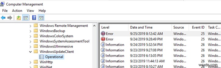 Làm thế nào để xem và phân tích cú pháp WindowsUpdate.log trên Windows 10 / Windows Server 2016? 