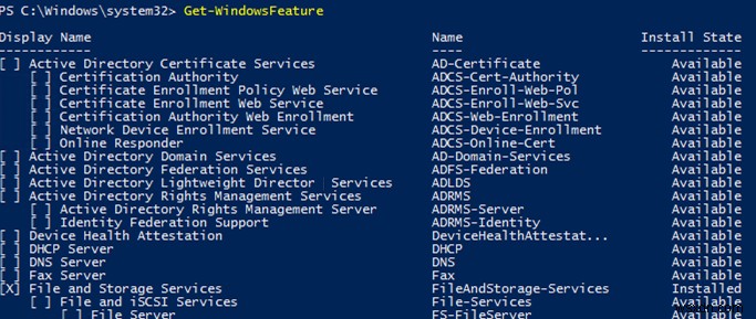 Quản lý các Vai trò &Tính năng của Máy chủ Windows với PowerShell 