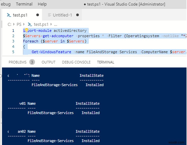 Quản lý các Vai trò &Tính năng của Máy chủ Windows với PowerShell 