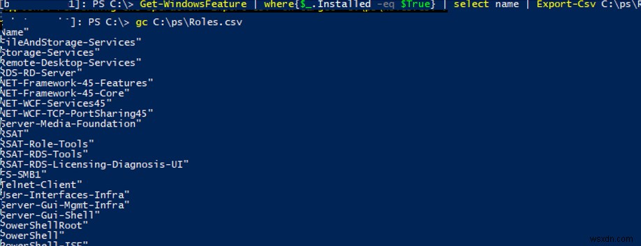 Quản lý các Vai trò &Tính năng của Máy chủ Windows với PowerShell 