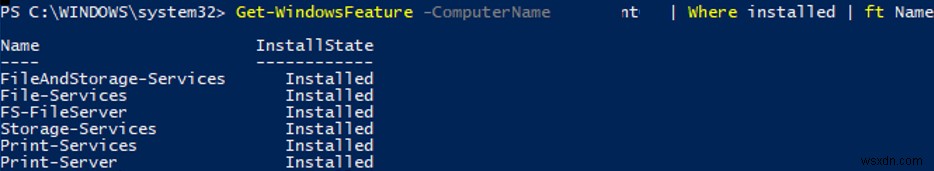 Quản lý các Vai trò &Tính năng của Máy chủ Windows với PowerShell 