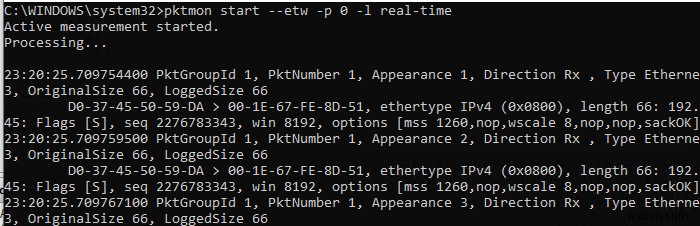 Packet Monitor (PktMon) - Tích hợp sẵn Packet Sniffer trong Windows 10 