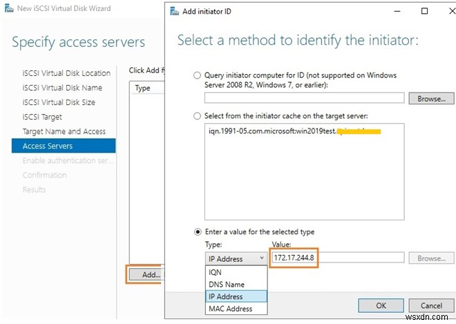 Làm thế nào để định cấu hình và kết nối đĩa iSCSI trên Windows Server? 