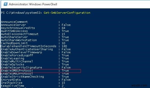 Làm cách nào để Tắt / Bật SMB v 1.0 trong Windows 10 / Server 2016? 