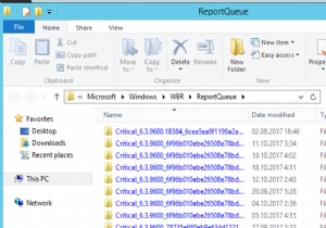 Làm thế nào để vô hiệu hóa báo cáo lỗi Windows và xóa thư mục WER \ ReportQueue trên Windows? 