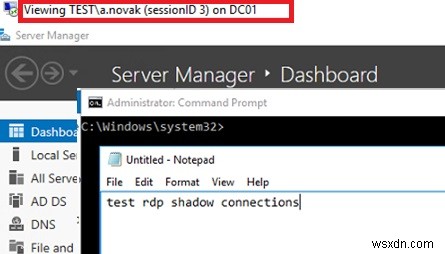 Làm thế nào để Shadow (Điều khiển từ xa) phiên RDP của người dùng trên RDS Windows Server 2016/2019? 