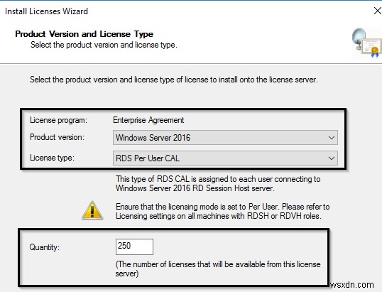 Làm thế nào để cài đặt và kích hoạt vai trò cấp phép RDS và CAL trên Windows Server 2019/2016? 
