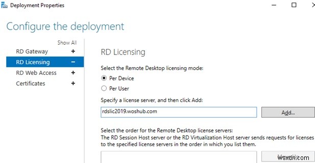 Làm thế nào để cài đặt và kích hoạt vai trò cấp phép RDS và CAL trên Windows Server 2019/2016? 