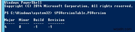 Cập nhật phiên bản PowerShell trên Windows 