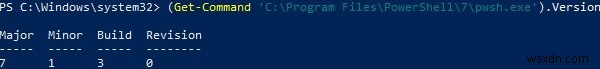 Cập nhật phiên bản PowerShell trên Windows 