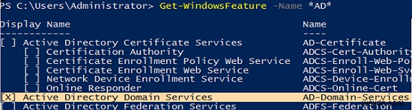 Windows Server Core:Cài đặt Bộ điều khiển miền Active Directory 
