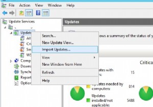 Làm thế nào để Nhập (Thêm) Cập nhật theo cách thủ công vào WSUS từ Danh mục Microsoft Update? 