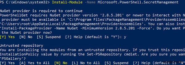 Mô-đun quản lý bí mật PowerShell:Quản lý an toàn thông tin đăng nhập và bí mật 