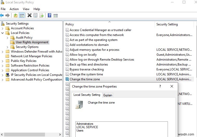 Thay đổi cài đặt múi giờ trong Windows qua CMD, PowerShell và GPO 