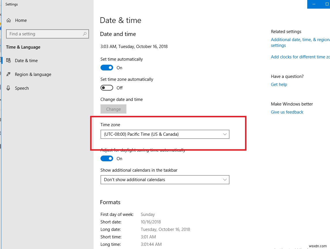 Thay đổi cài đặt múi giờ trong Windows qua CMD, PowerShell và GPO 