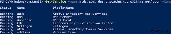 Kiểm tra tình trạng và sao chép của bộ điều khiển miền Active Directory 