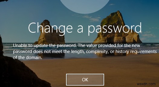 Thay đổi mật khẩu người dùng trong phiên RDP trên Windows 