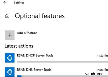 Cài đặt Công cụ quản trị RSAT trên Windows 10 và 11 