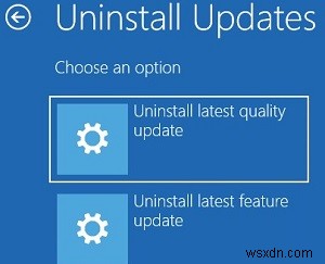 Khắc phục:Windows sẽ không khởi động (Khởi động) sau khi cài đặt bản cập nhật 