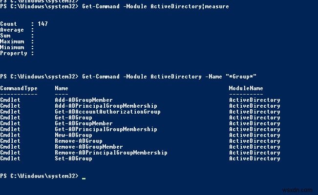 Quản lý nhóm Active Directory với PowerShell 