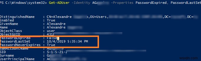 Get-ADUser:Tìm thông tin người dùng Active Directory với PowerShell 