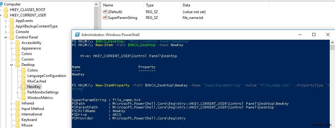 PowerShell:Lấy, sửa đổi, tạo và xóa các tham số hoặc khóa đăng ký 