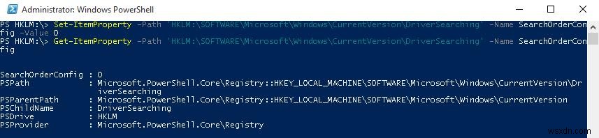 PowerShell:Lấy, sửa đổi, tạo và xóa các tham số hoặc khóa đăng ký 