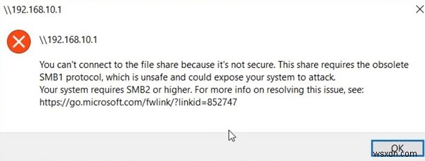 Không thể truy cập các thư mục được chia sẻ hoặc ổ đĩa mạng ánh xạ từ Windows 10 và 11 