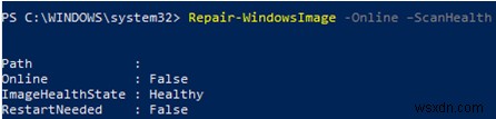 Sử dụng DISM để kiểm tra và sửa chữa Windows Image 